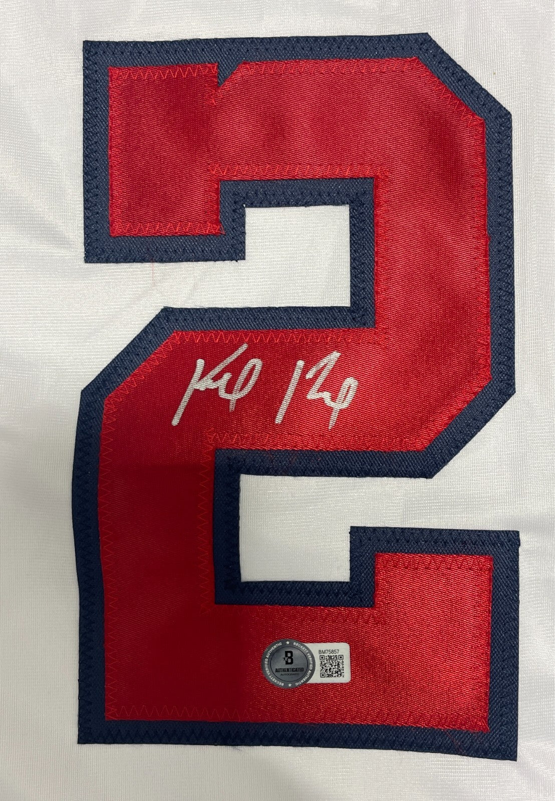 Keibert Ruiz Signed Washington Custom Jersey Beckett Witness BAS COA