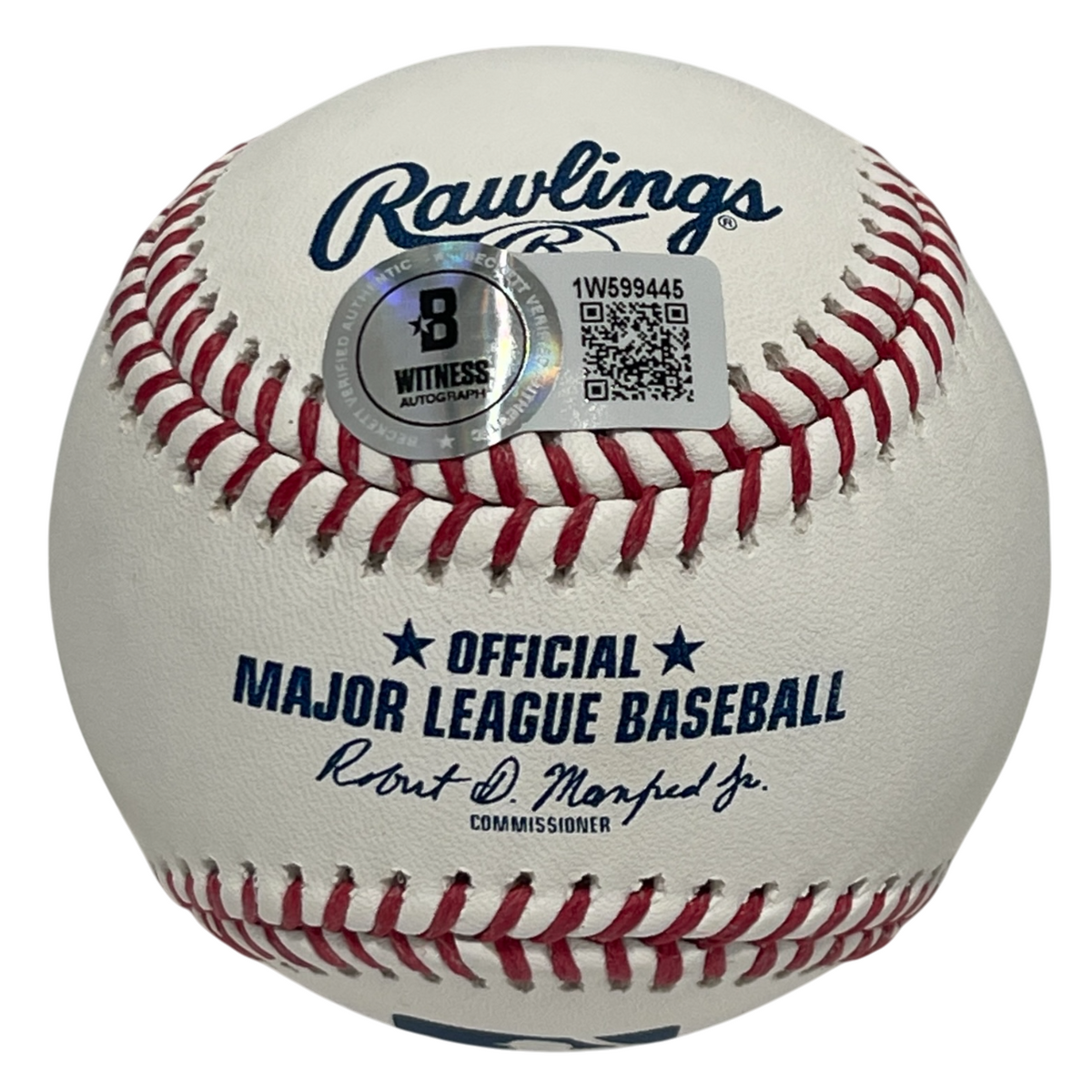 Julio Franco Signed Rawlings ROMLB Baseball Beckett Witness BAS COA Rangers