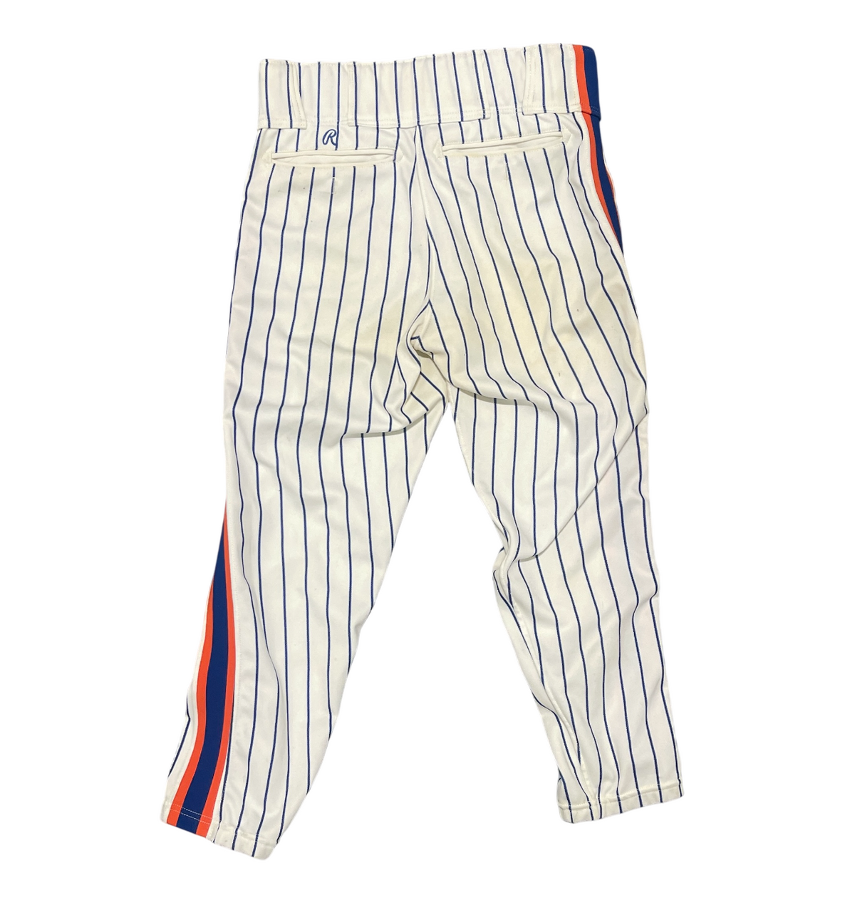 Howard Johnson Signed 1990 New York Mets Game Used Baseball Pants JSA COA Set 1