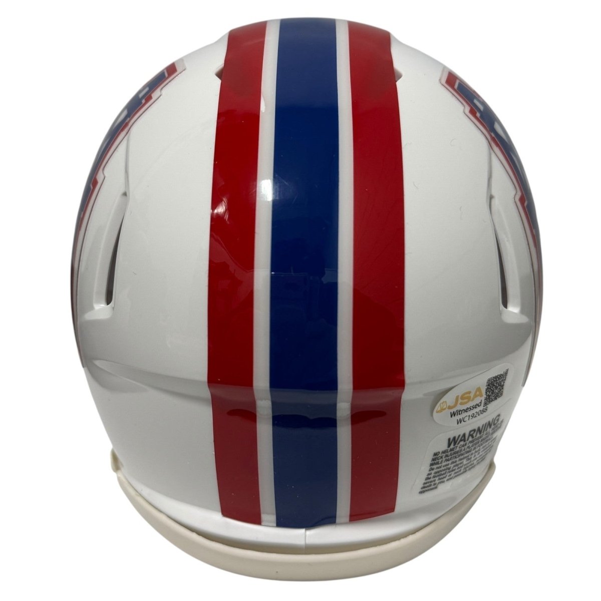 Robert Brazile Signed Houston Oilers TB Mini Helmet w/ HOF 18 JSA Witness COA