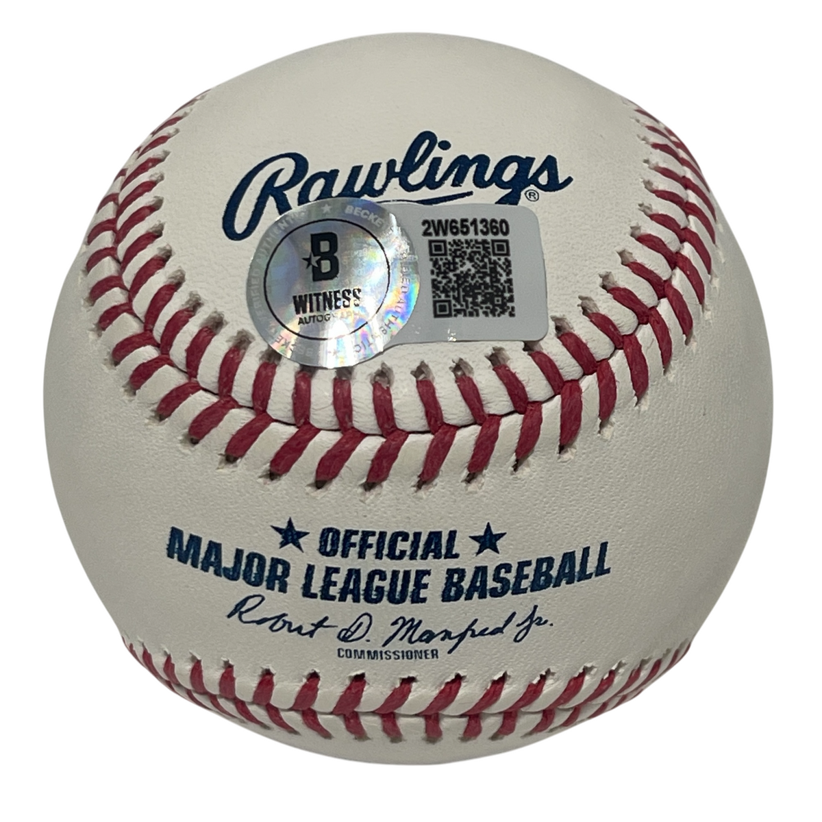 Kevin Mitchell Signed ROMLB Baseball w/ 89 NL MVP Beckett Witness BAS COA