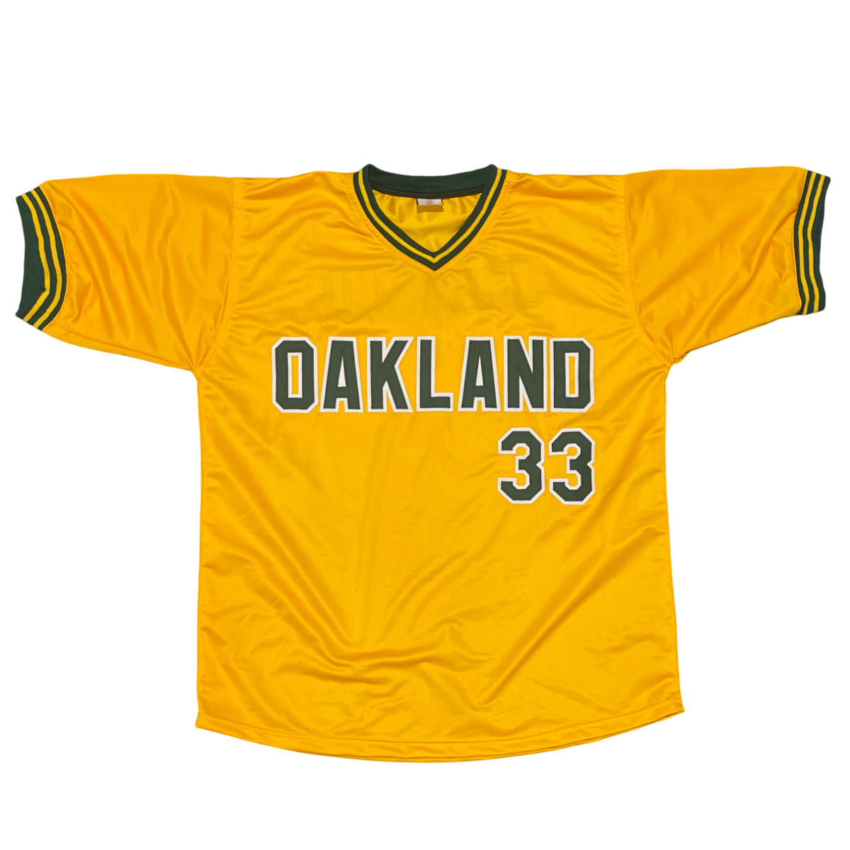 Jose Canseco Signed Athletics Custom Jersey w/ 5 Insc Beckett Witness BAS COA As