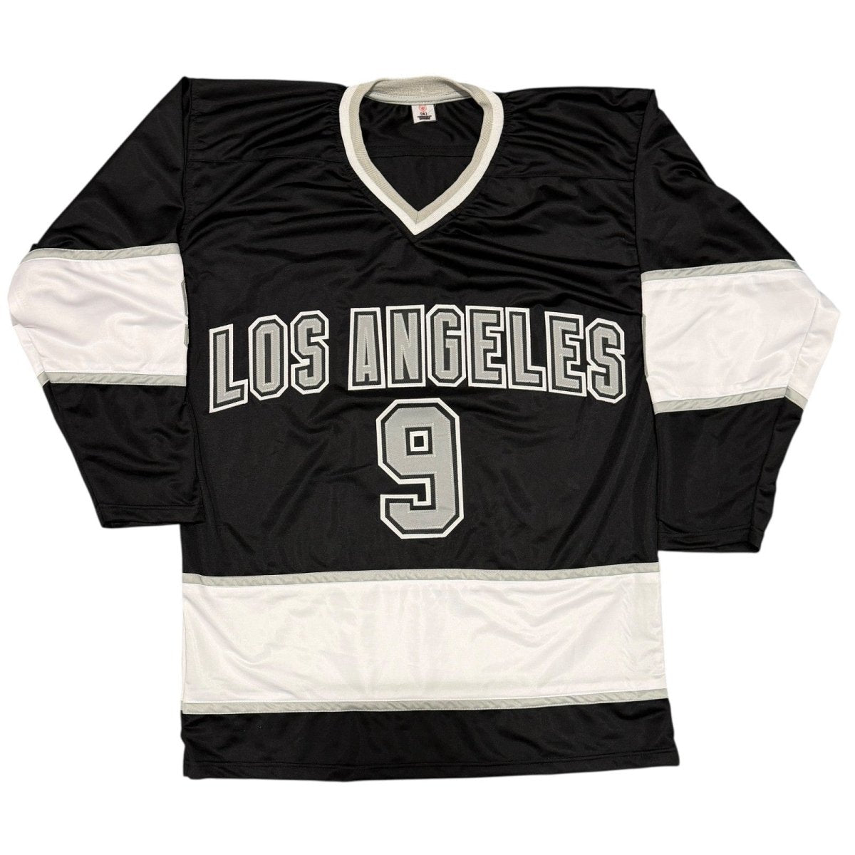 Bernie Nicholls Signed Los Angeles Kings Black Custom Jersey JSA Witness COA