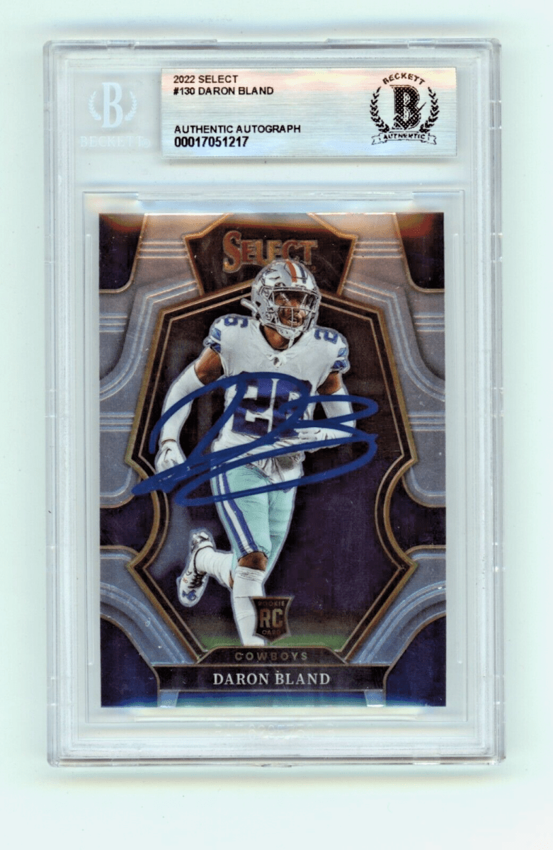 Daron Bland 2022 Panini Select 130 Premier Level Signed RC BGS Authentic Auto