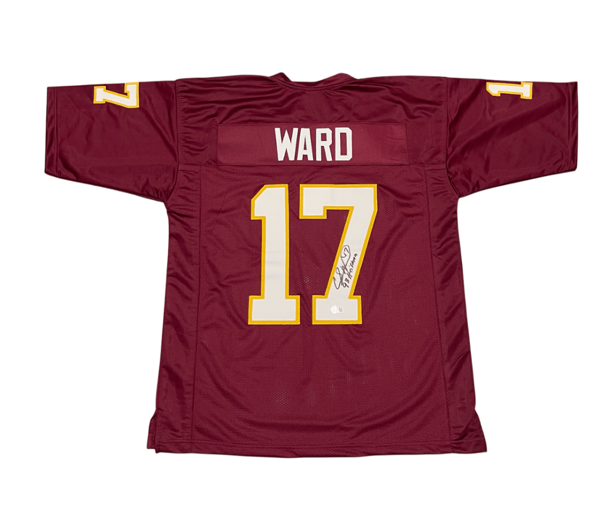 Charlie Ward Signed Florida State Custom Jersey w/ 93 Heisman Beckett W BAS COA