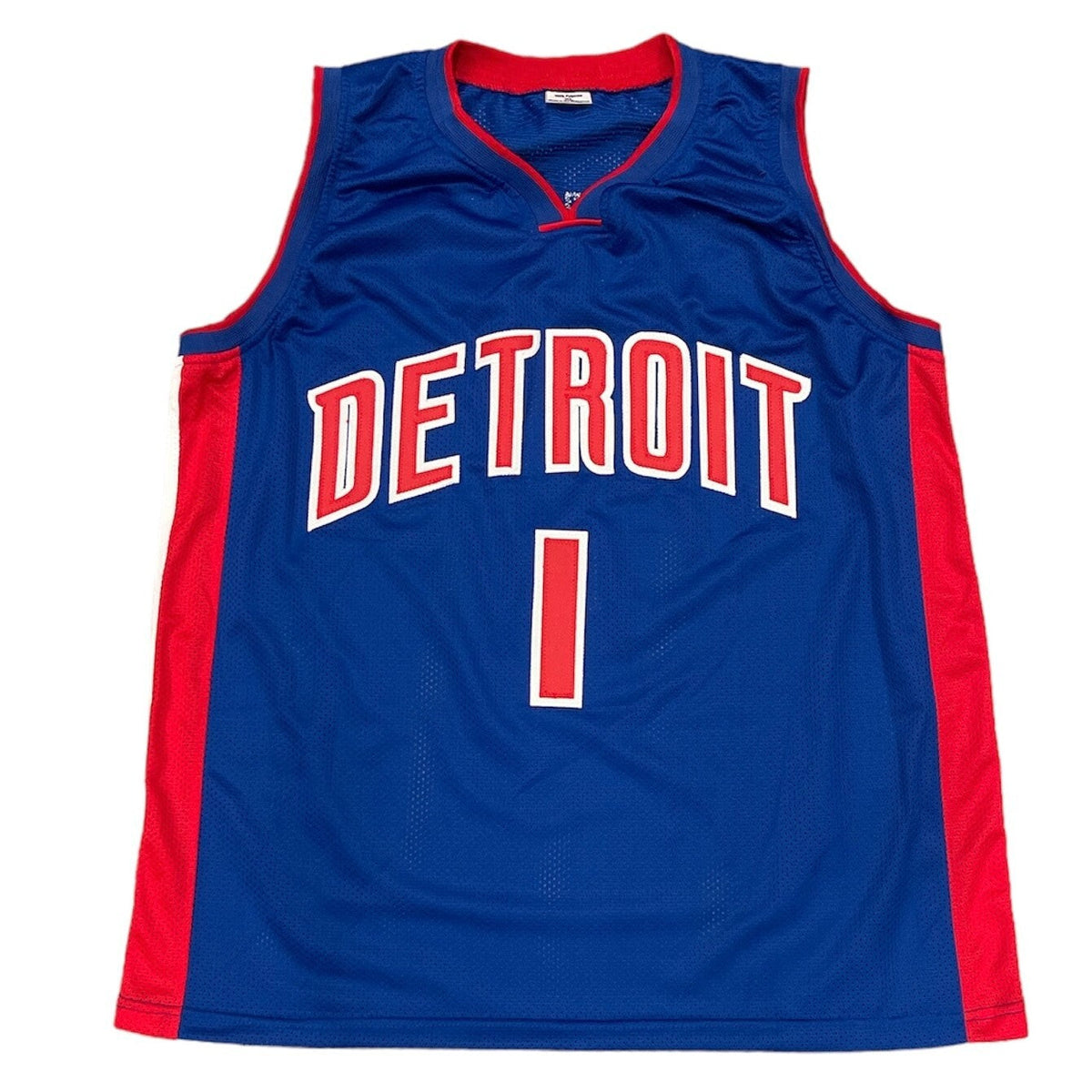 Chauncey Billups Signed Detroit Pistons Custom Jersey Beckett Witness BAS COA