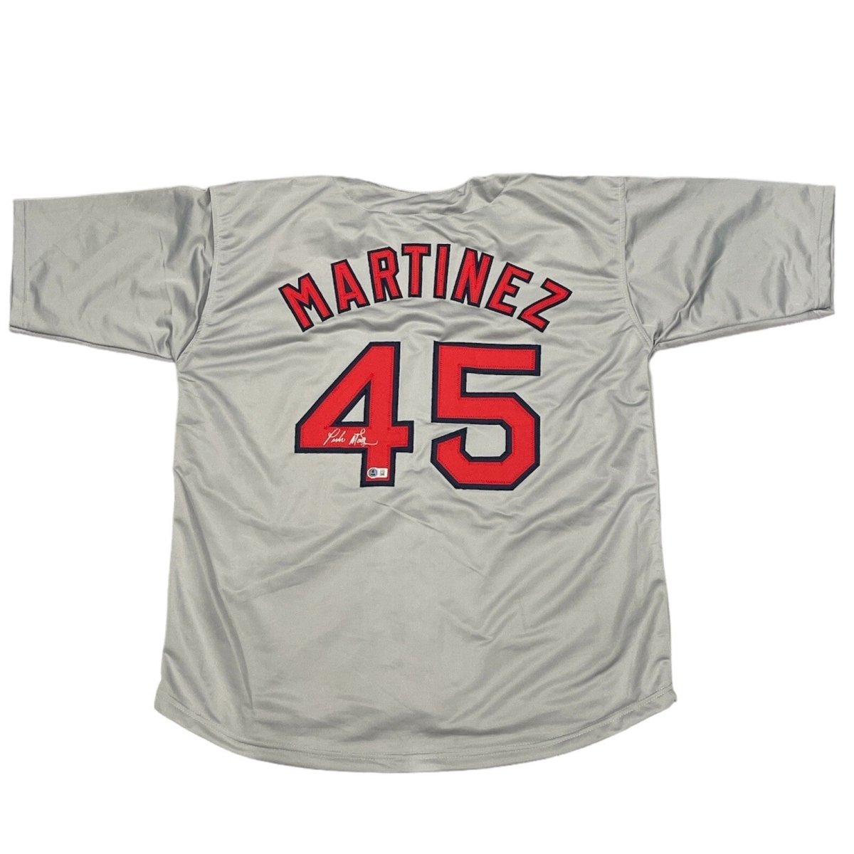 Pedro Martinez Signed Boston Red Sox Custom Jersey Beckett Witness BAS COA