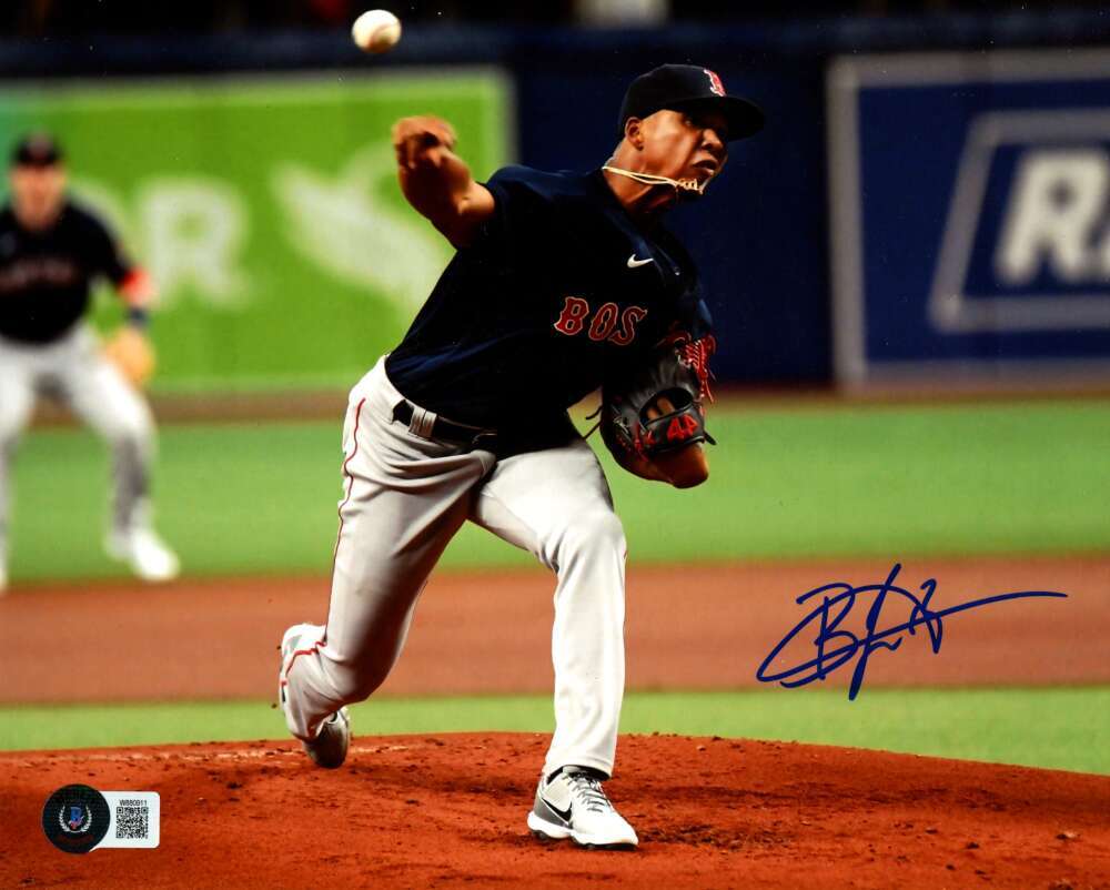 Brayan Bello Signed Boston Red Sox 8x10 Photo Beckett Witness BAS COA #3