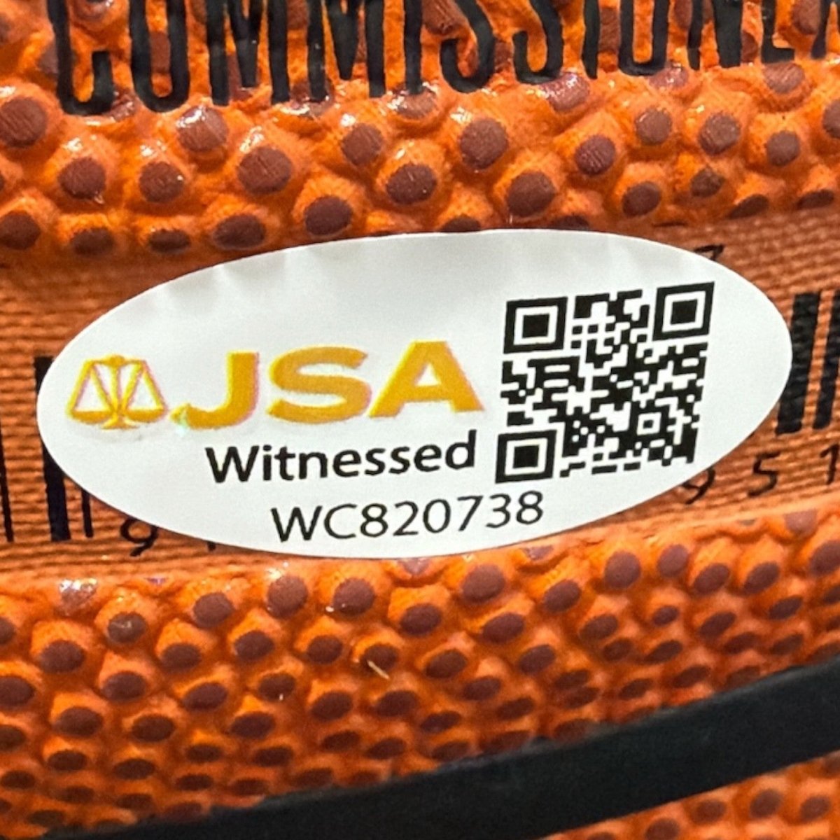 Glen Rice Signed Autographed Wilson NBA Basketball w/ 97 ASG MVP JSA Witness COA
