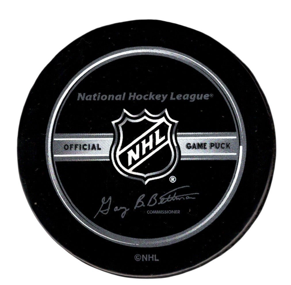 Brad Park Signed Autographed New York Rangers Official Game Puck LSCM COA