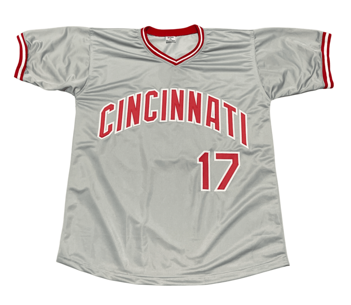 Chris Sabo Signed Autographed Cincinnati Reds Custom Jersey Beckett BAS COA