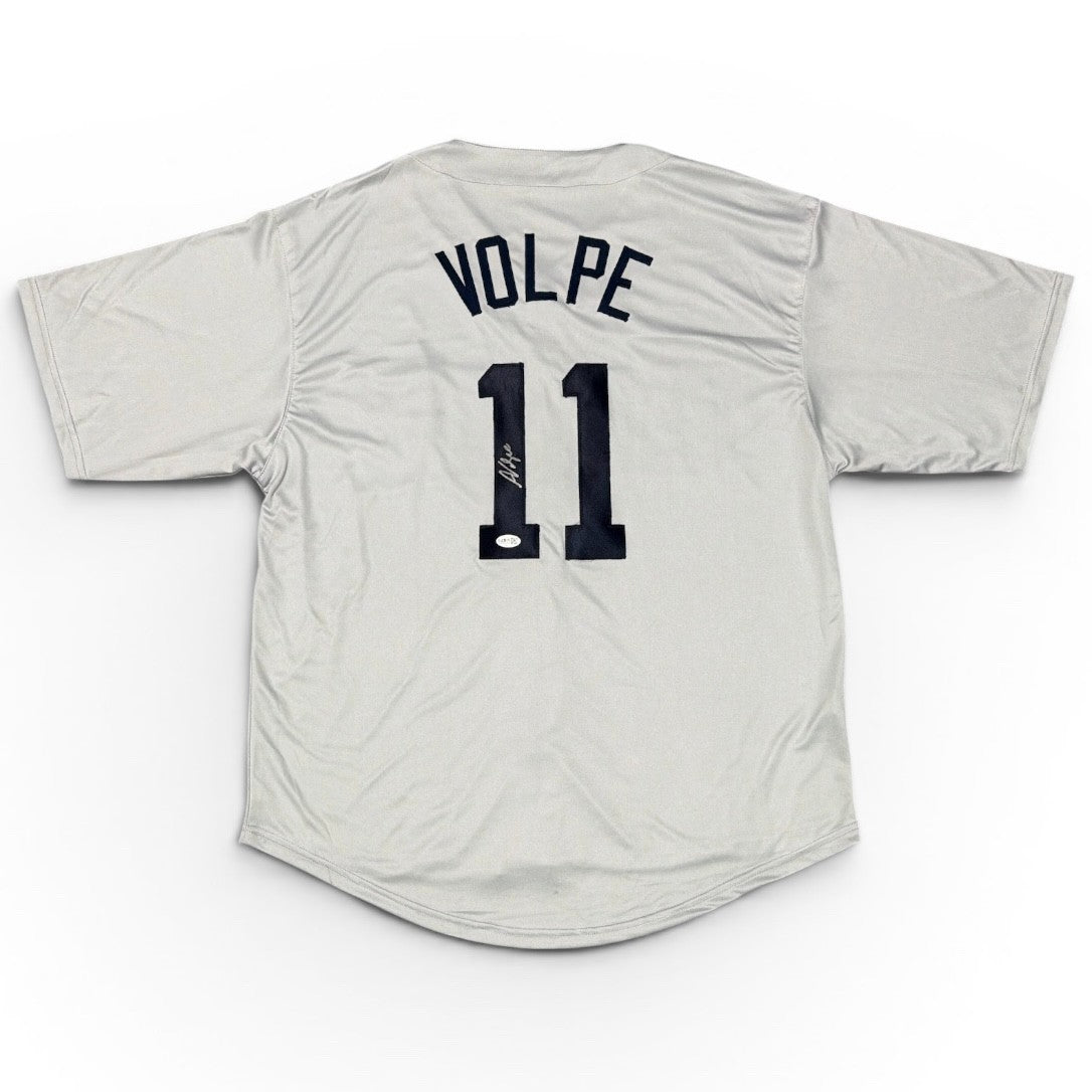 Anthony Volpe Signed Autographed New York Yankees Custom Jersey JSA COA