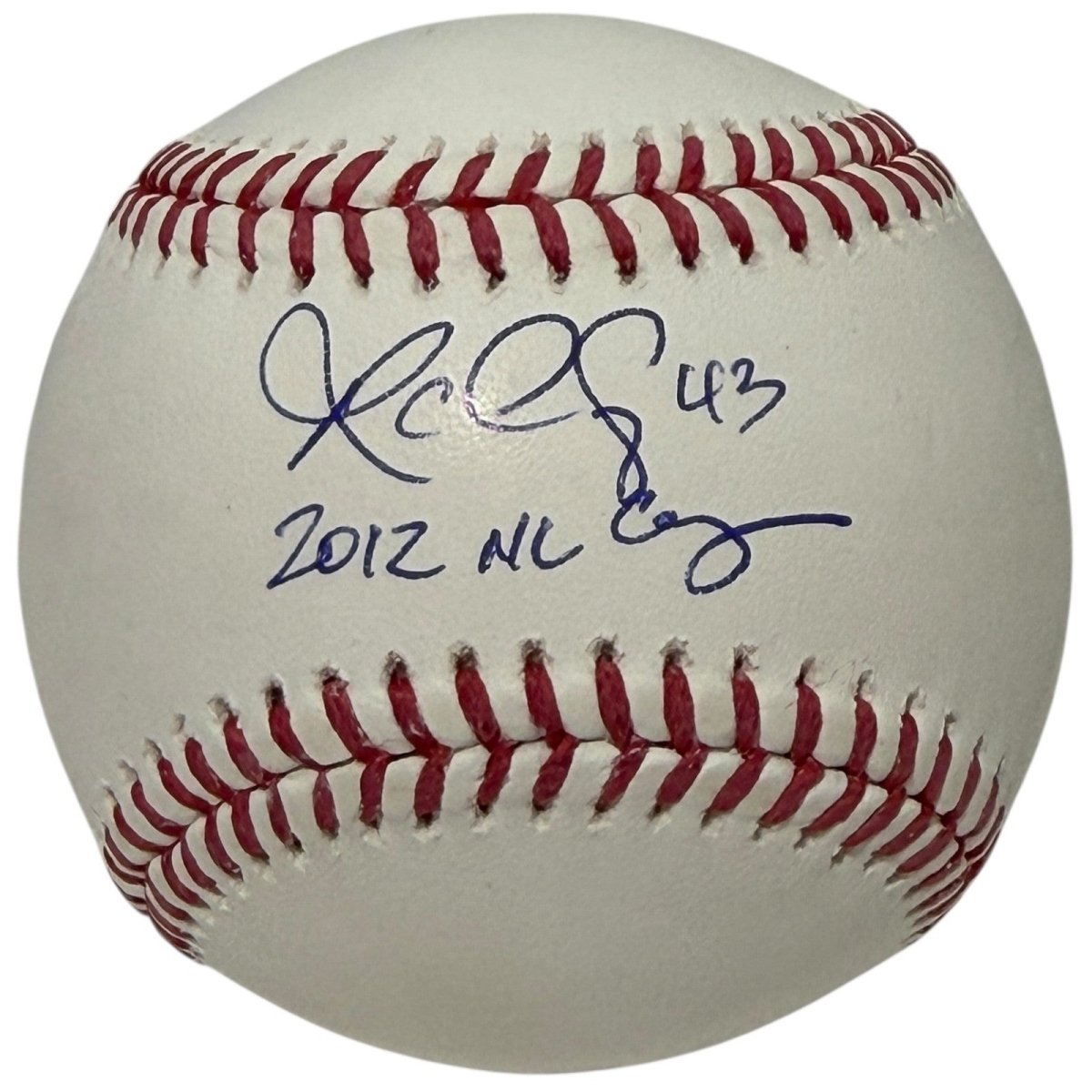R.A. Dickey Signed Autographed ROMLB Baseball w/ 2012 NL CY JSA Witness COA