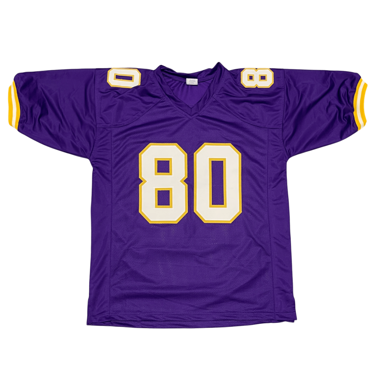 Cris Carter Signed Minnesota Vikings Custom Jersey Beckett Witness BAS COA