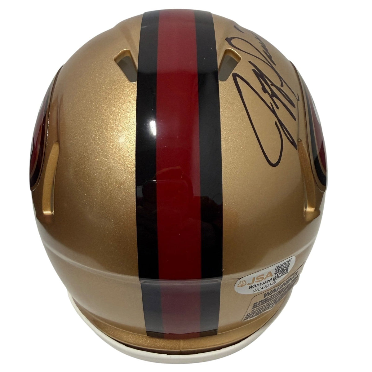 Jeff Garcia Signed San Francisco 49ers TB Mini Helmet JSA Witness COA