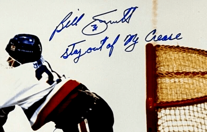 Billy Smith Signed Islanders 11x14 Photo Stay Out of My Crease Beckett W BAS COA
