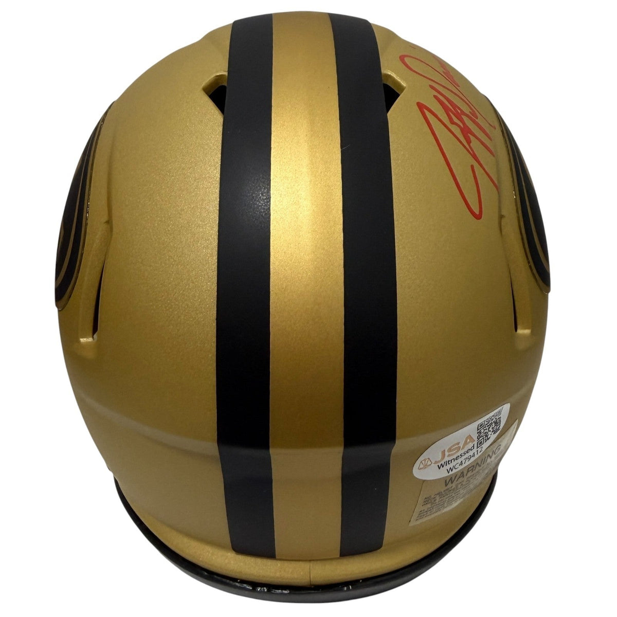 Jeff Garcia Signed San Francisco 49ers Rave Mini Helmet JSA Witness COA