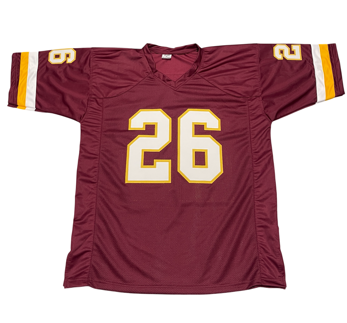 Clinton Portis Signed Washington Custom Jersey Beckett Witness BAS COA