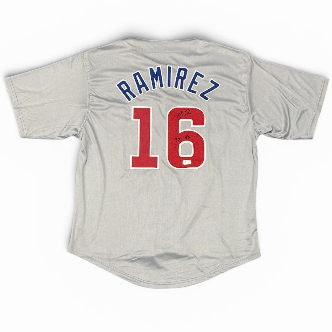 Aramis Ramirez Signed Chicago Cubs Custom Jersey w/ 3x AS Beckett Wit BAS COA
