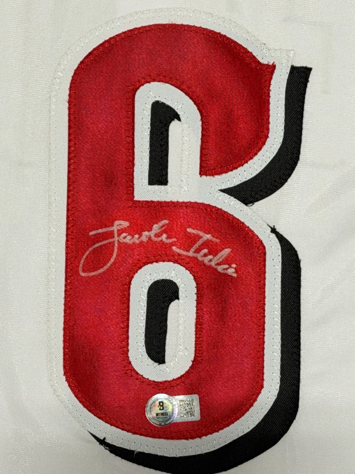 Jonathan India Signed Cincinnati Reds Custom Jersey Beckett Witness BAS COA