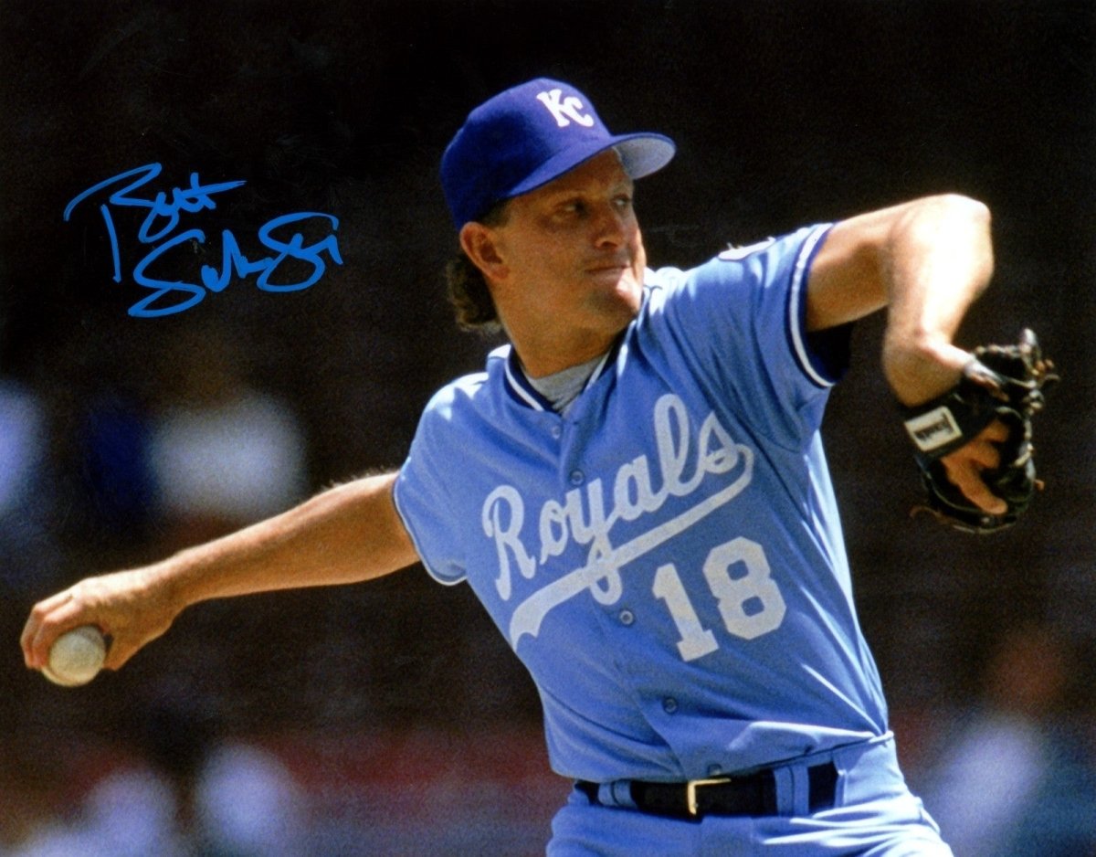 Bret Saberhagen Signed Autographed Kansas City Royals 8x10 Photo LSCM COA #1
