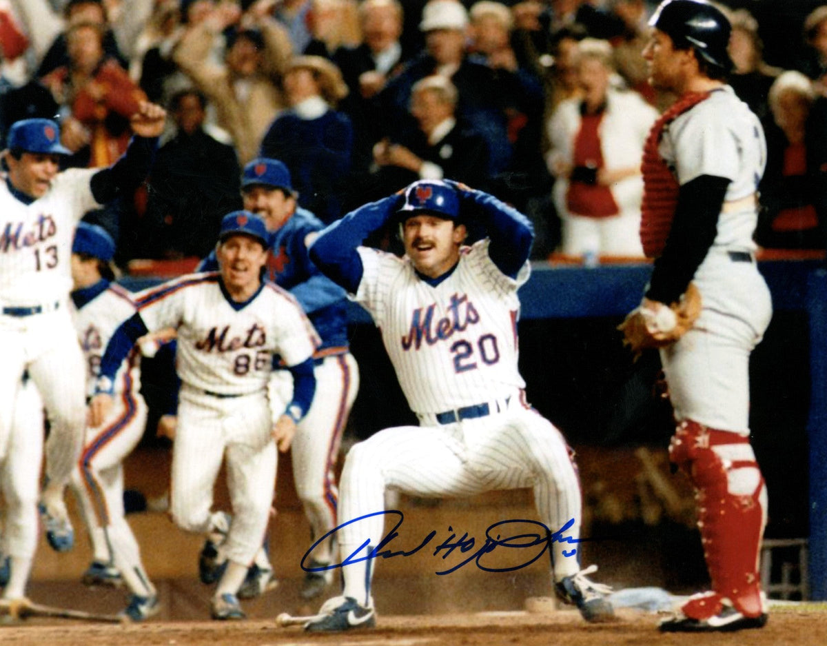 Howard Johnson Signed Autographed New York Mets 8x10 Photo LSCM COA #3