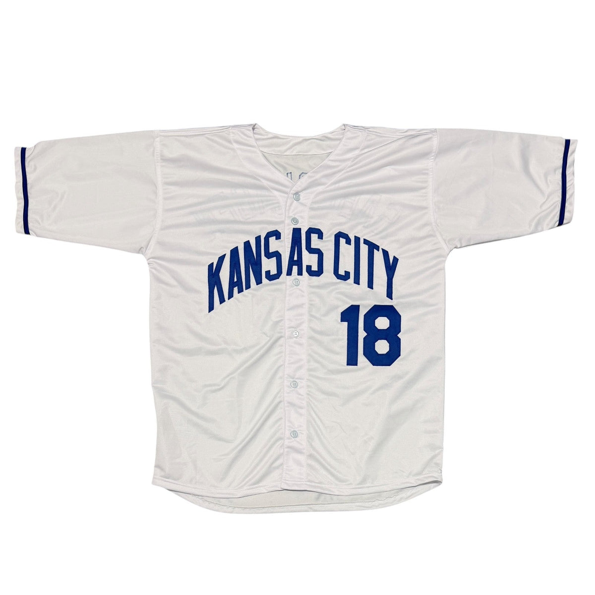 Bret Saberhagen Signed Royals Custom Jersey w/ 85 WS MVP JSA Witness COA