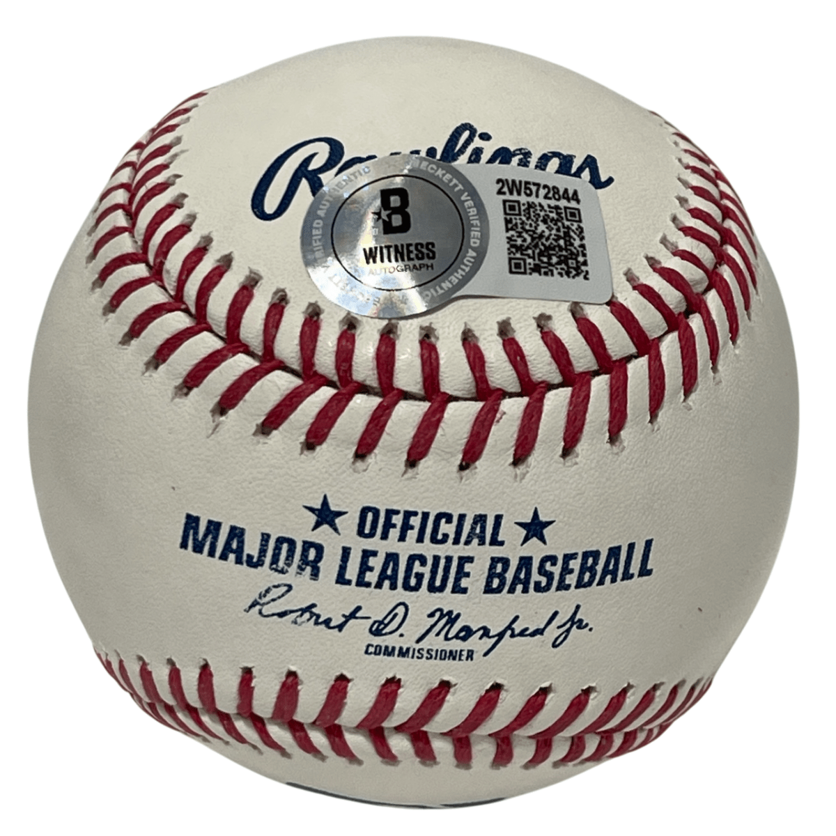 Roy Oswalt Signed Autographed ROMLB Baseball Beckett Witness BAS COA Astros