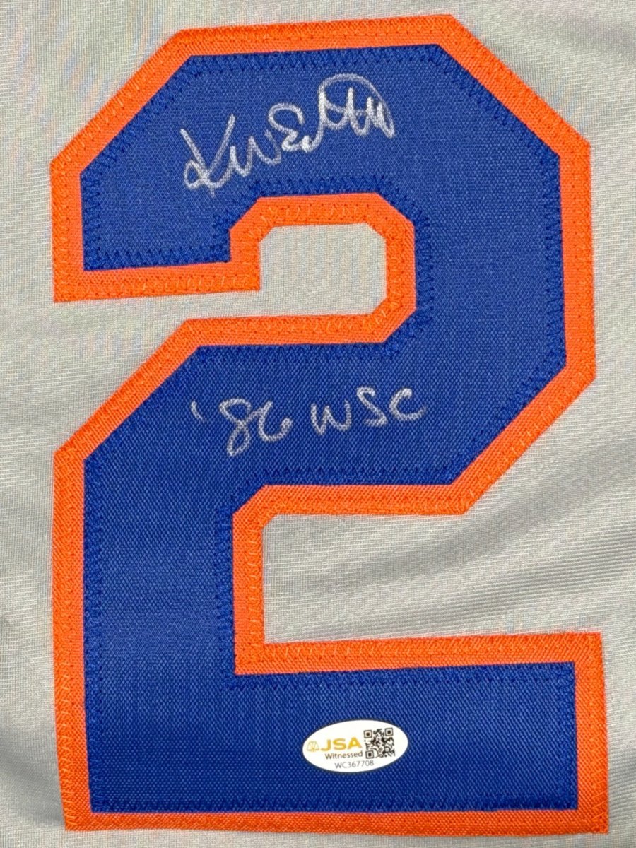 Kevin Elster Signed New York Mets Custom Jersey w/ 86 WSC JSA Witness COA
