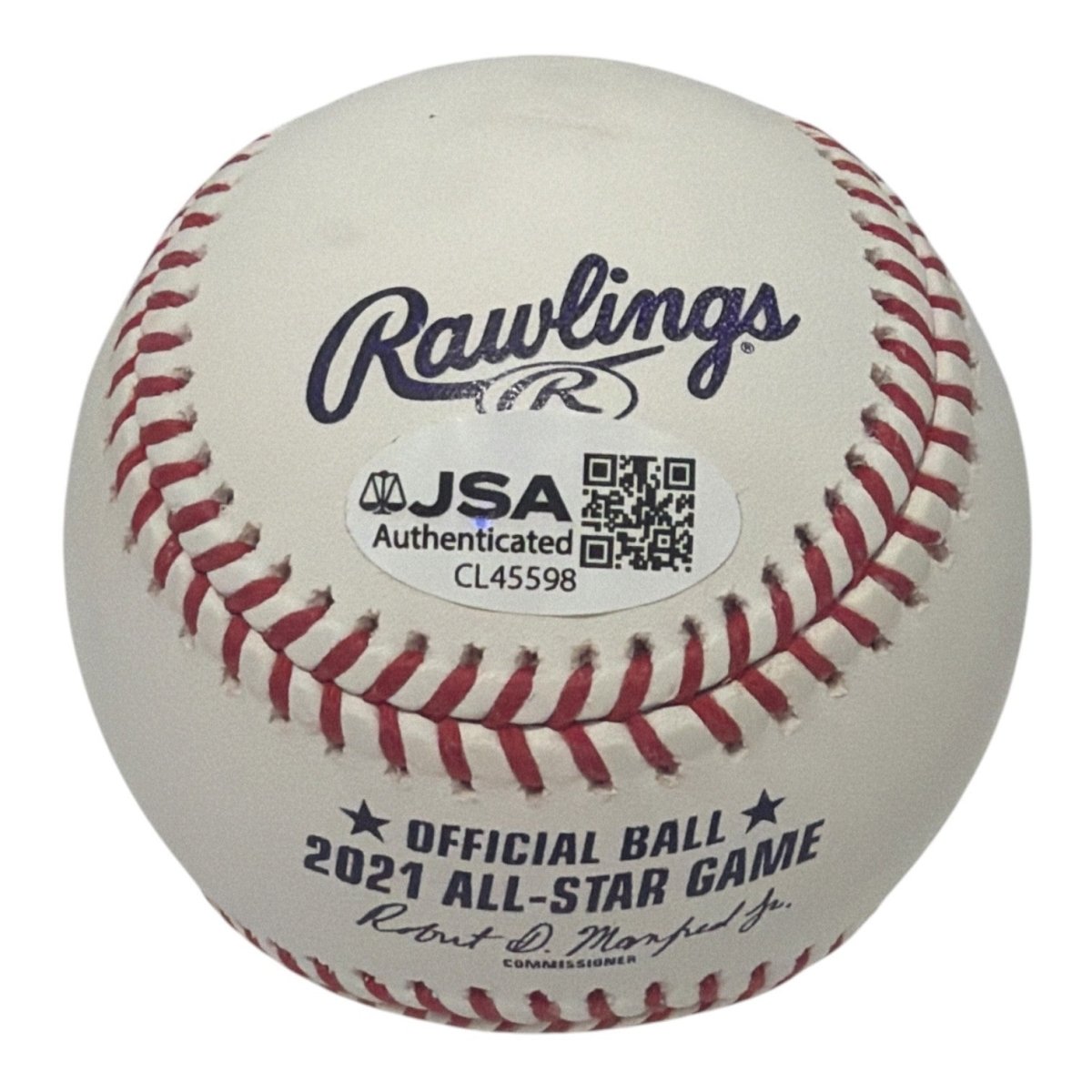 Max Scherzer Signed Autographed 2021 All Star Game Baseball JSA COA Nationals