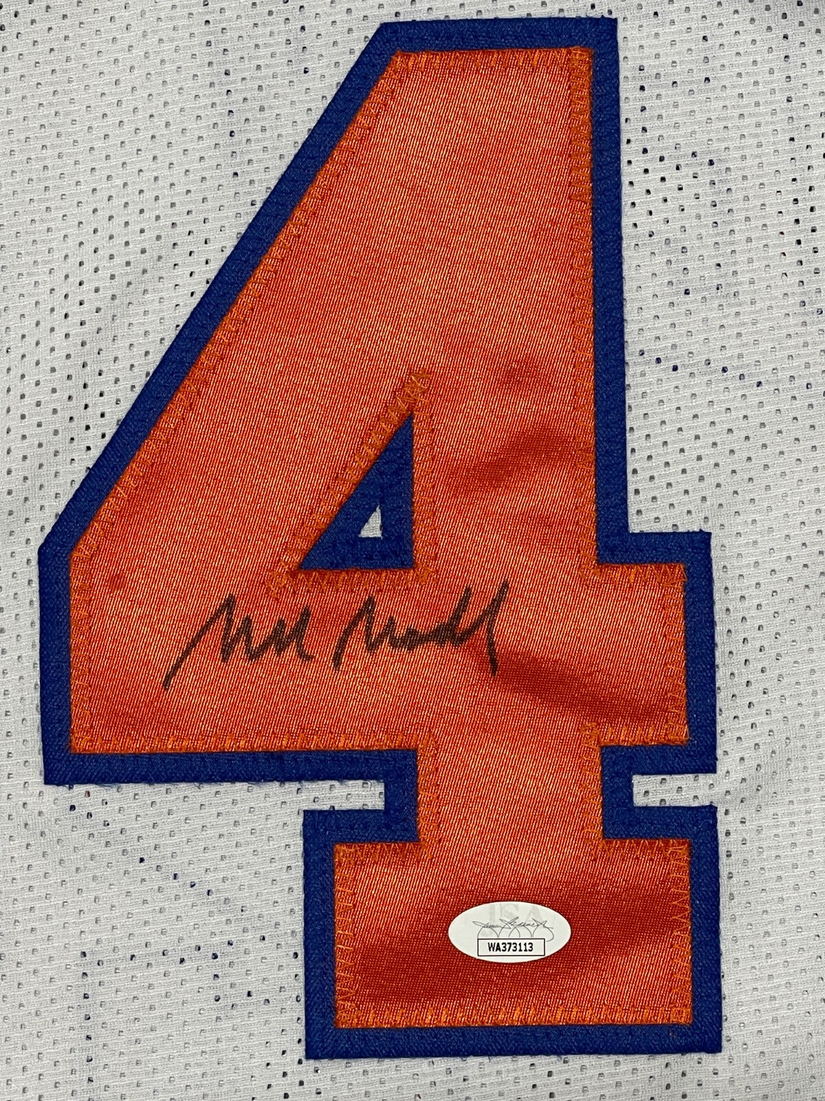 Bill Bradley Signed Autographed New York Knicks Custom White Jersey JSA COA