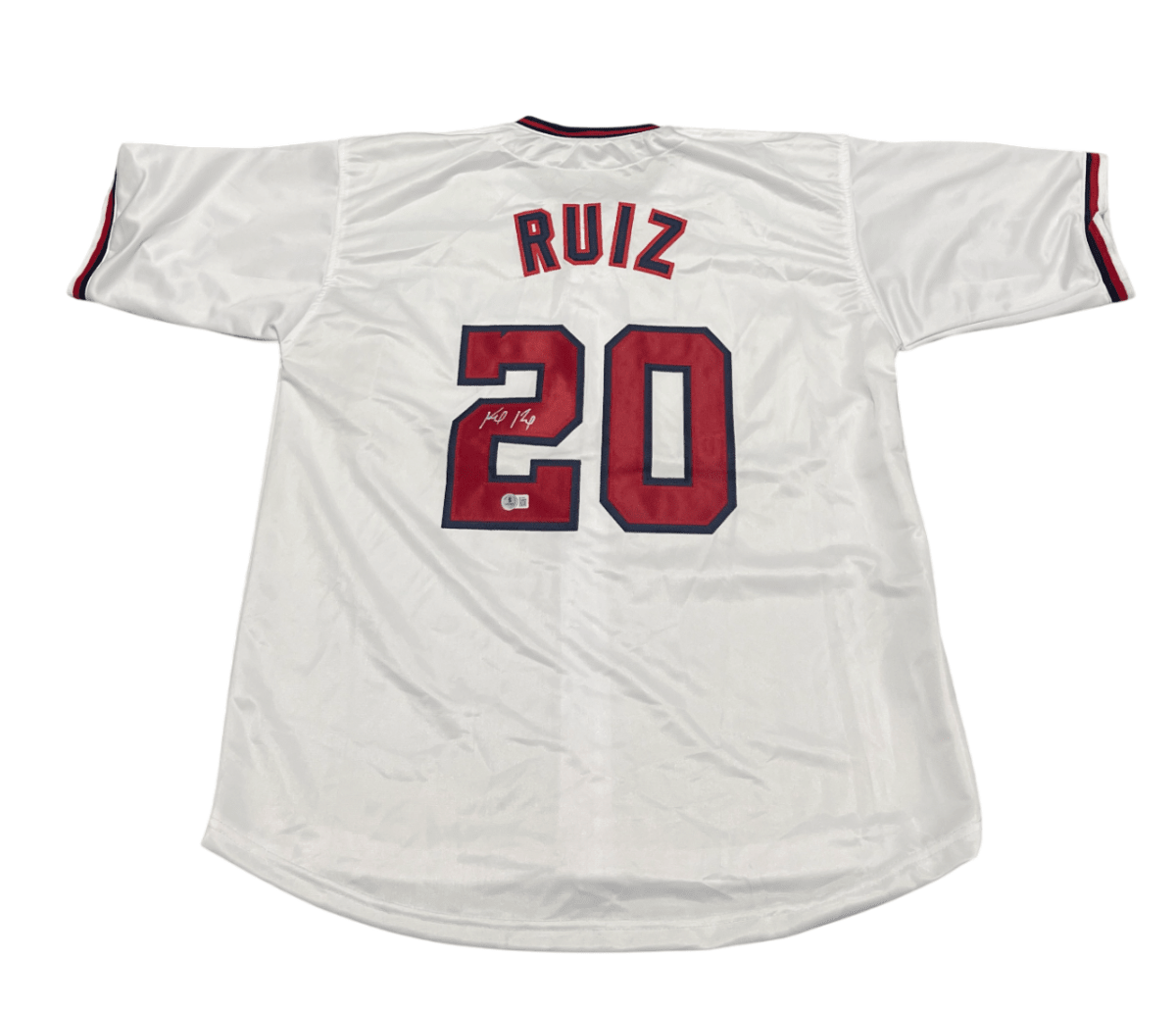 Keibert Ruiz Signed Washington Custom Jersey Beckett Witness BAS COA