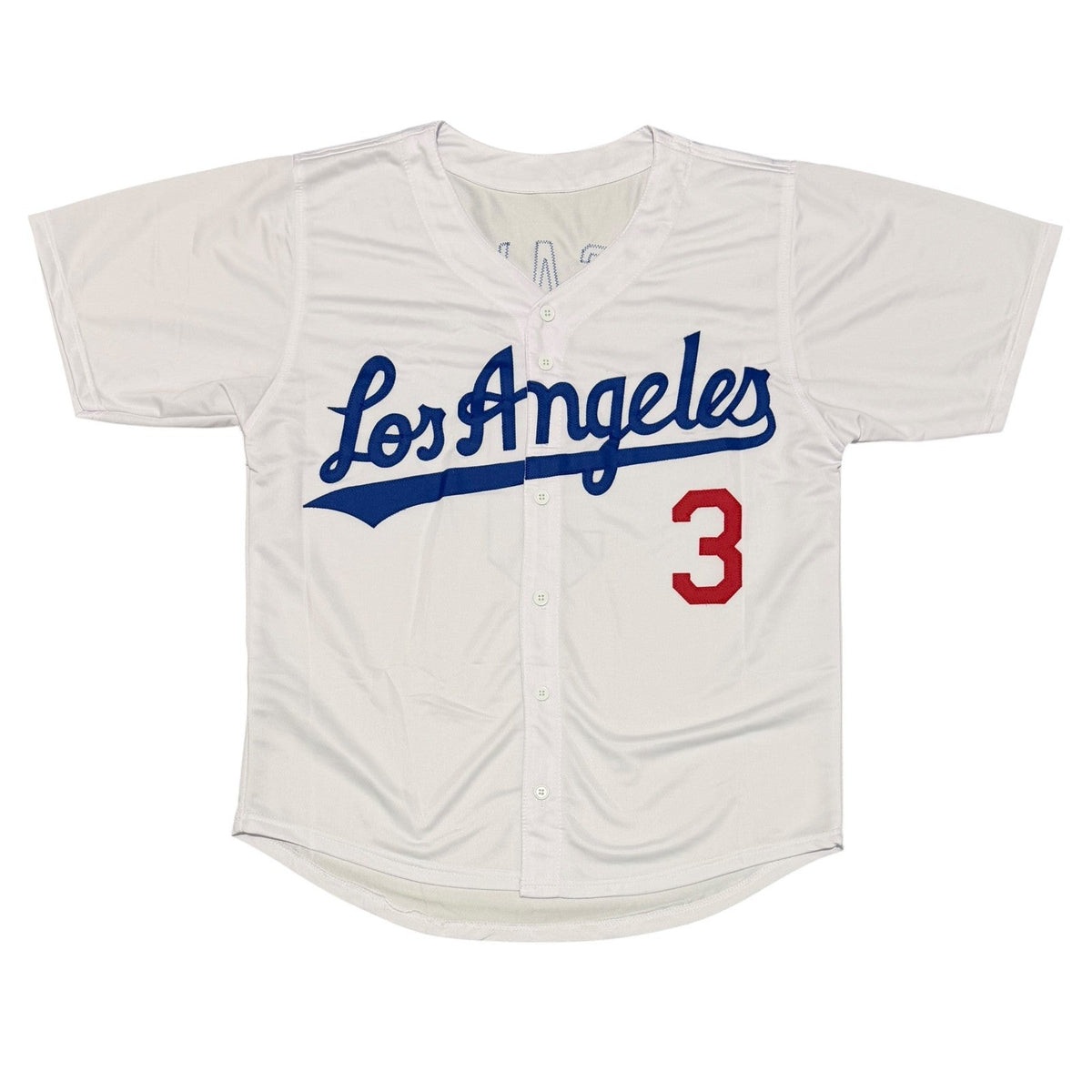 Steve Sax Signed Los Angeles Dodgers Custom Jersey Beckett Witness BAS COA