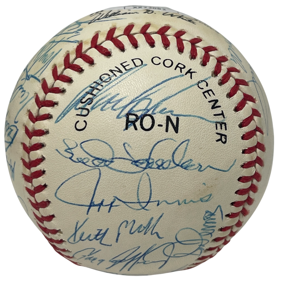 1989 New York Mets Team Signed Autograph ONL National League Baseball JSA LOA C