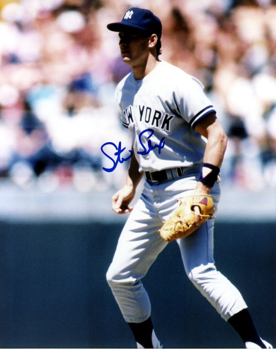 Steve Sax Signed Autographed New York Yankees 8x10 Photo LSCM COA