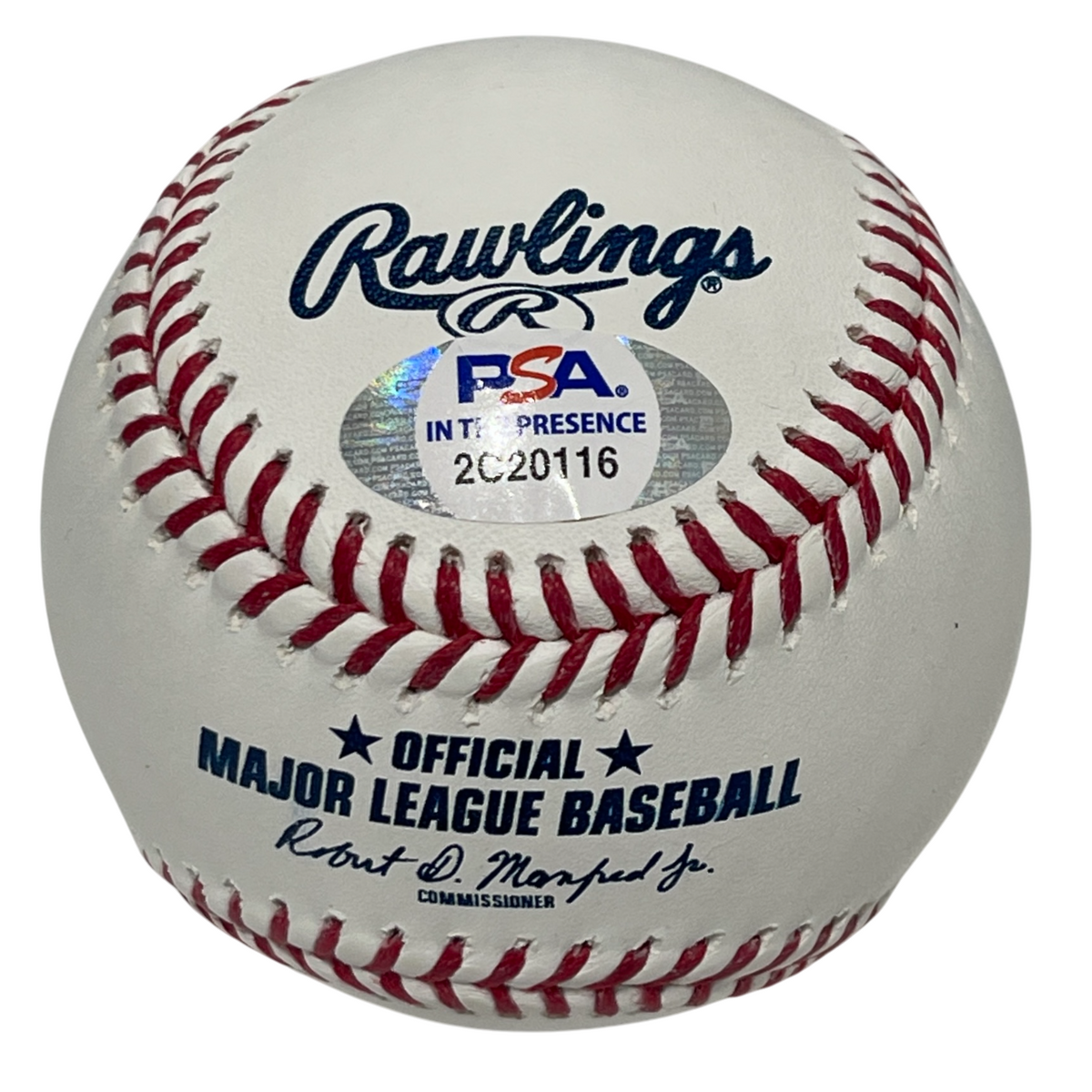 Randy Arozarena &amp; Jonathan India Dual Signed ROMLB Baseball ROY PSA ITP COA