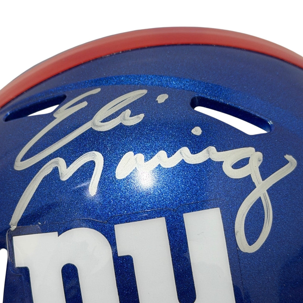 Eli Manning Signed Autographed New York Giants Speed Mini Helmet FANATICS COA