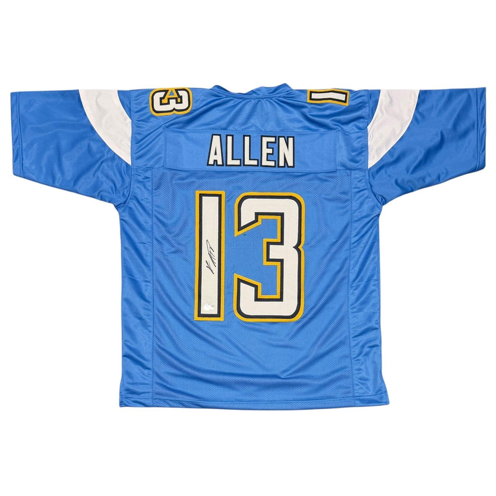 Keenan Allen Signed Los Angeles Chargers Custom Jersey Beckett Witness BAS COA