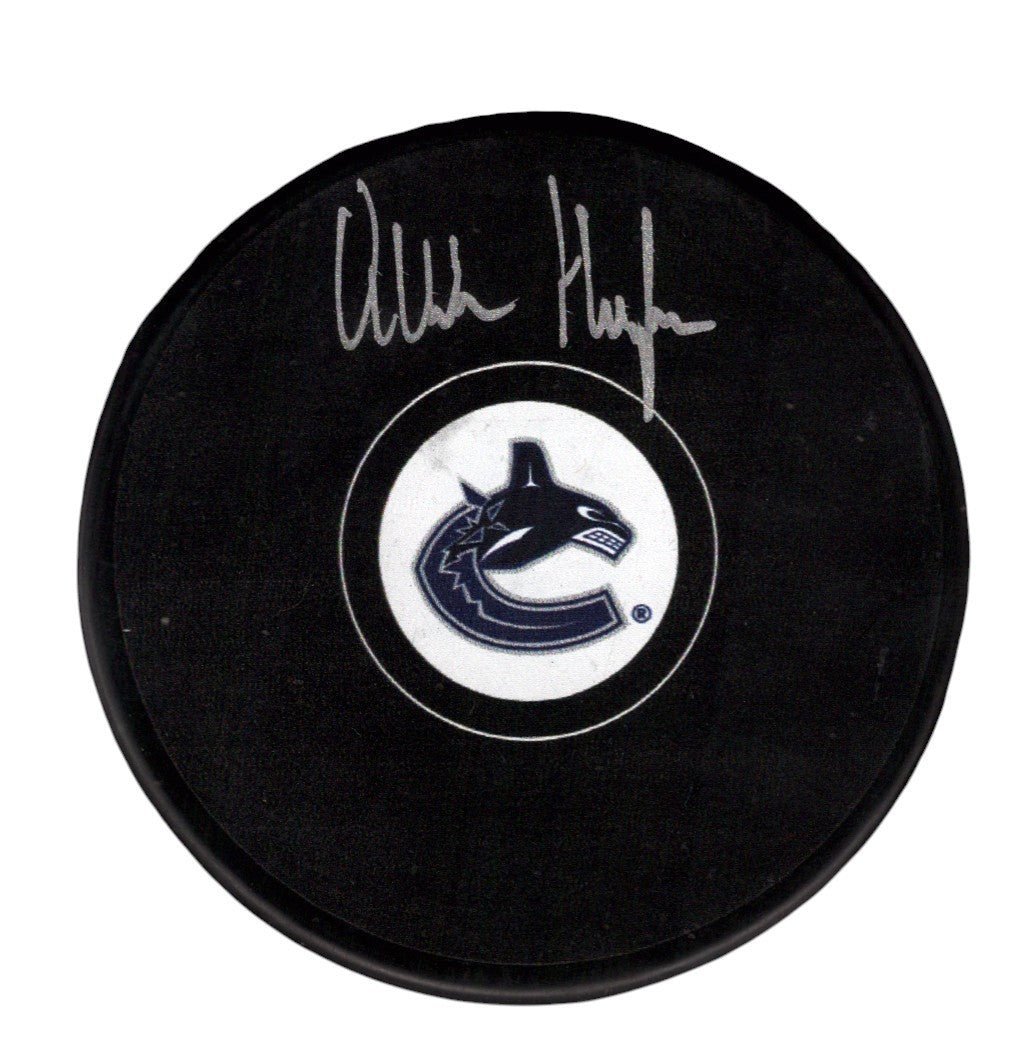 Quinn Hughes Signed Autographed Vancouver Canucks Logo Puck Fanatics COA