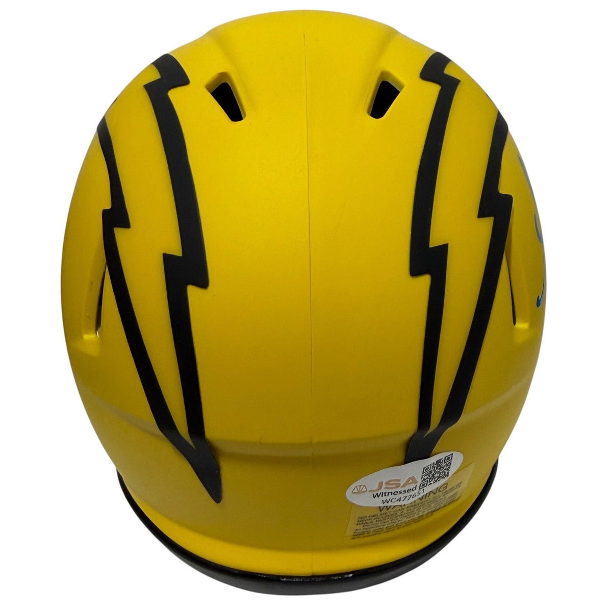 Anthony Miller Signed Chargers Rave Mini Helmet w/ 5x Pro JSA Witness COA