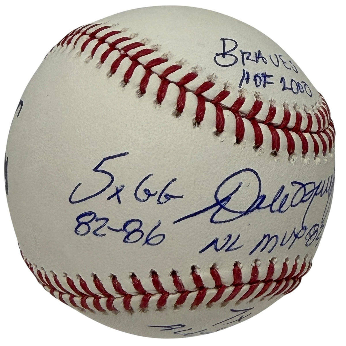 Dale Murphy Signed Autographed ROMLB Baseball w/ 5 Insc JSA COA Atlanta Braves