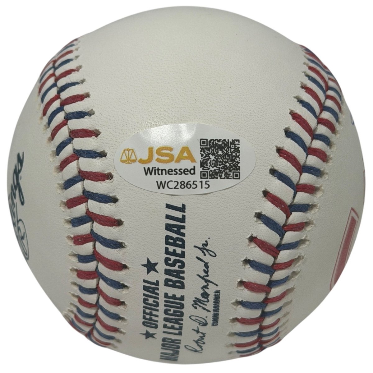 Lee Smith Signed Chicago Cubs Logo Baseball w/ HOF 2019 JSA WITNESS COA