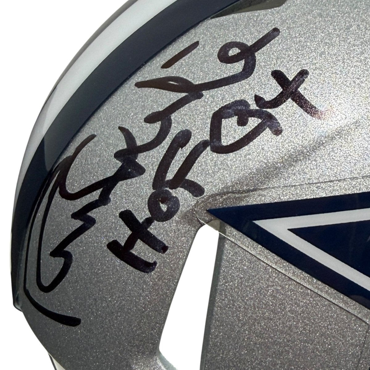 Randy White Signed Dallas Cowboys Speed Mini Helmet w/ HOF 94 JSA Witness COA