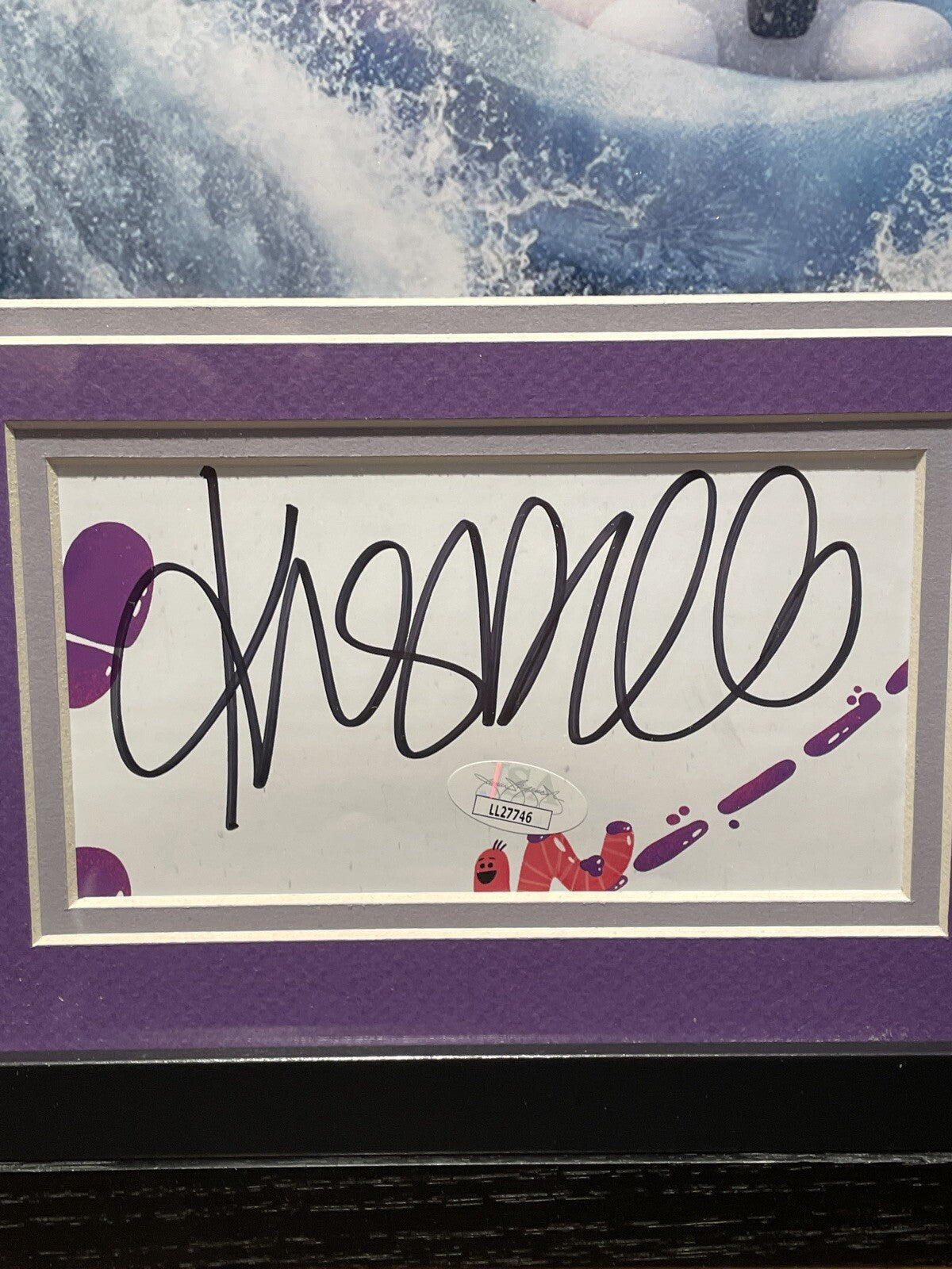 Kristen Bell Signed Autographed 12x16 Framed Photo &amp; Cut JSA COA Frozen B