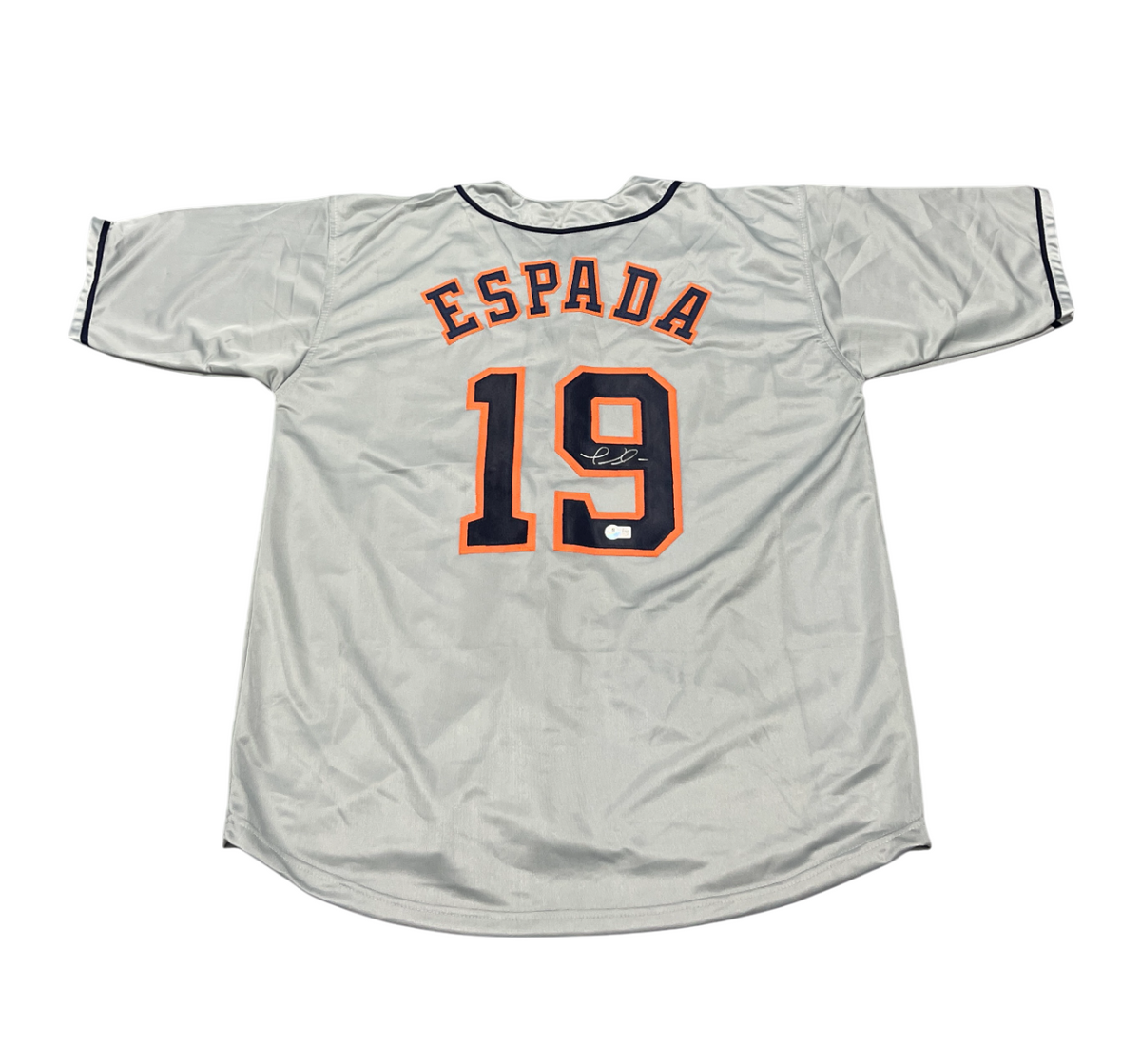 Joe Espada Signed Houston Astros Custom Jersey Beckett Witness BAS COA