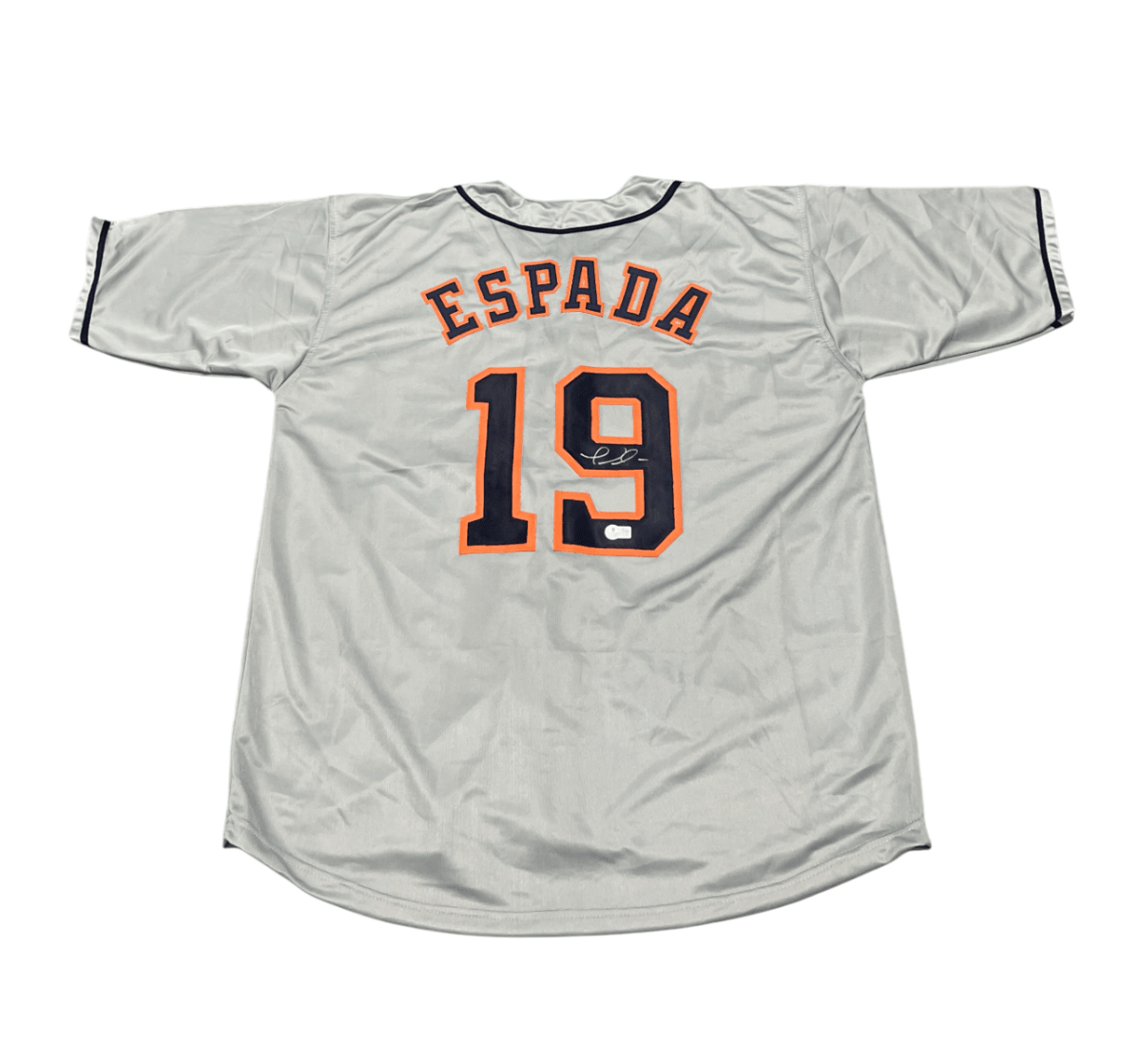Joe Espada Signed Houston Astros Custom Jersey Beckett Witness BAS COA