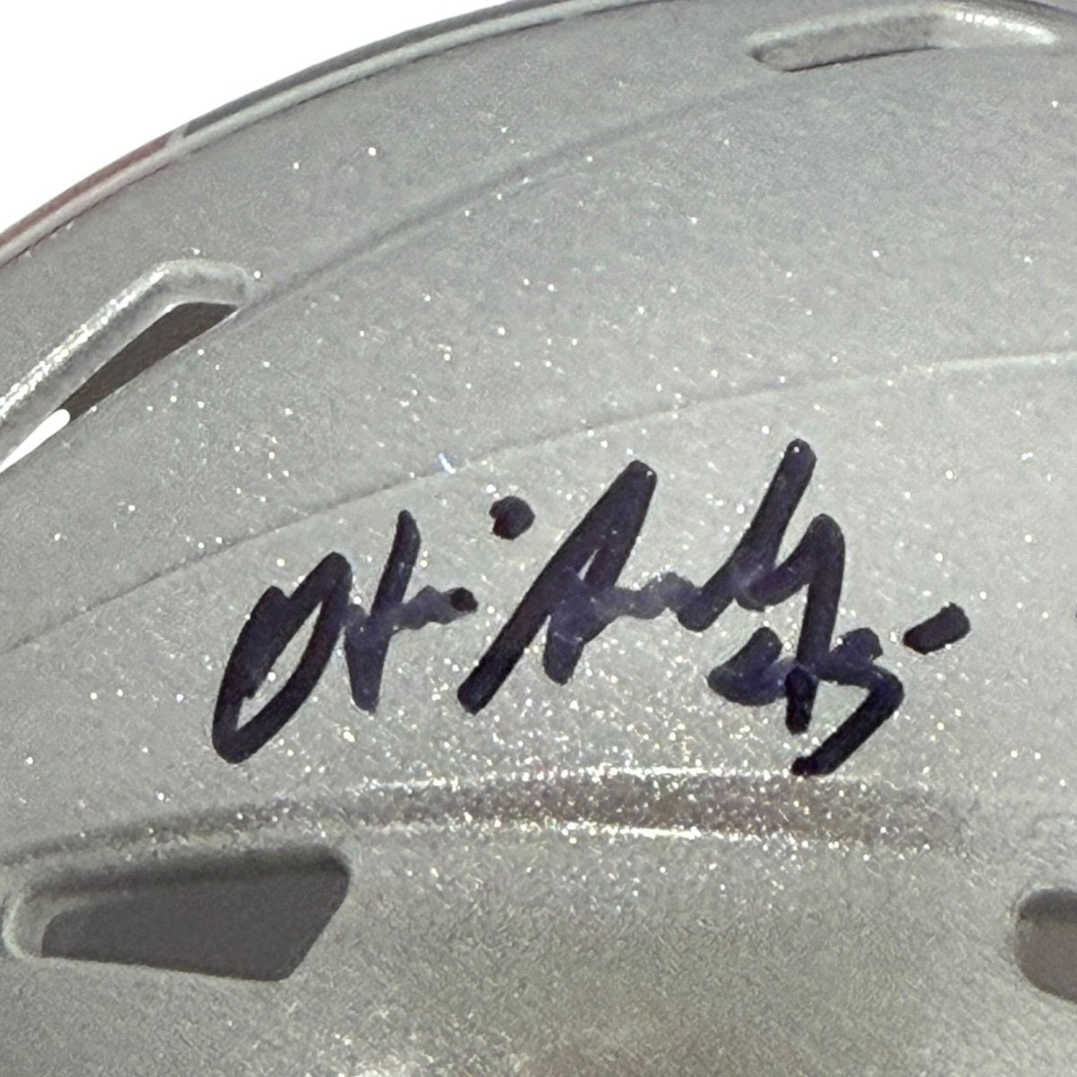 Otis Smith Signed Patriots Speed Mini Helmet w/ SB 36 Champ JSA Witness COA