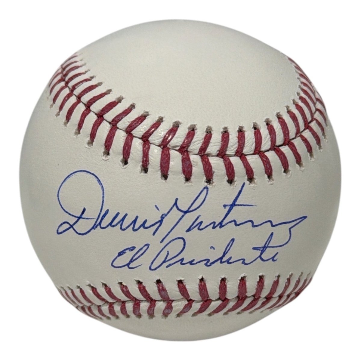 Dennis Martinez Signed Autographed ROMLB Baseball w/ EL Presidente JSA Wit COA