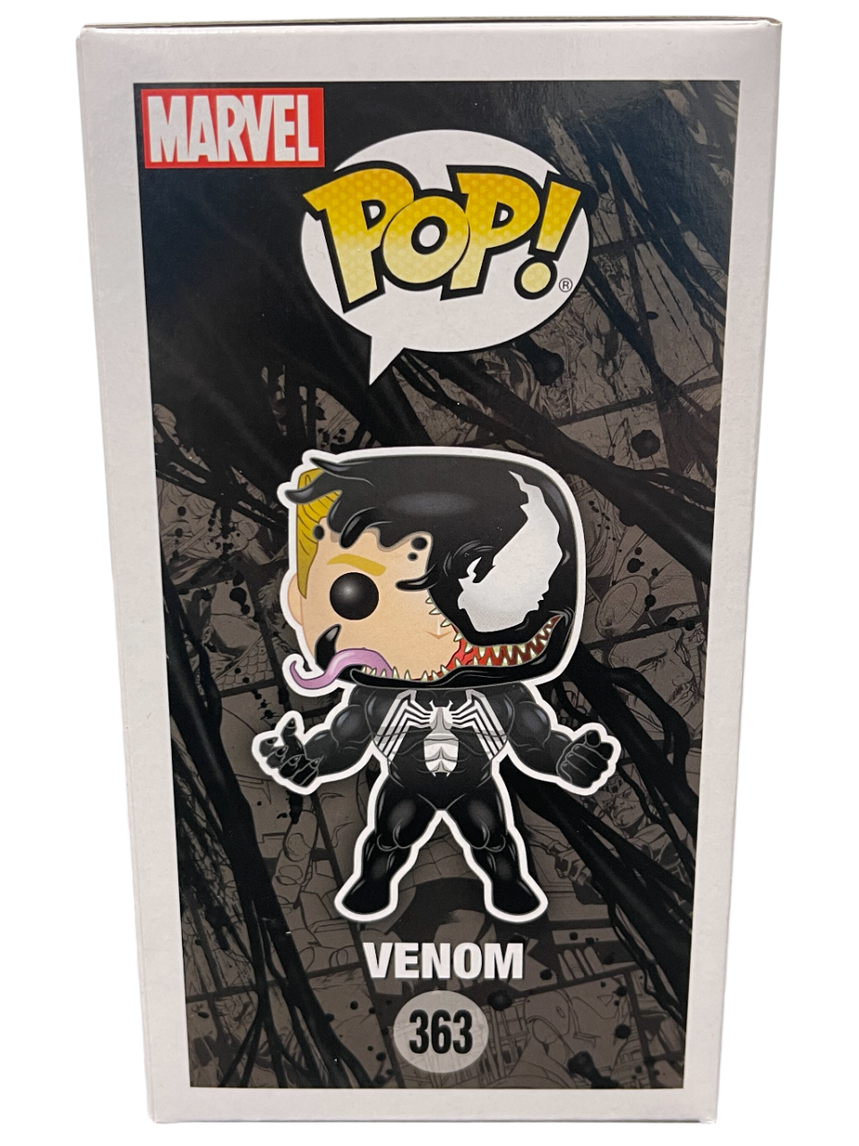 Tom Hardy Signed Venom Funko Pop #363 w/ Sam De La Rosa Sketch BAS &amp; JSA COA C