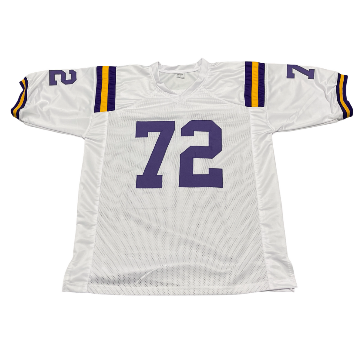 Bob Lilly Signed TCU Custom Jersey w/ 2 Ins Beckett Witness BAS COA